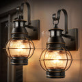 Lamomo 2-Pack Motion Sensor Wall Lights, Porch/Garage/Doorway