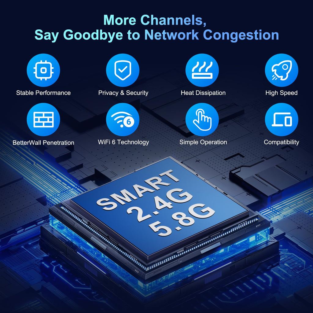 WiFi Extender, 2026 New 40X WiFi 6 Booster AX3000