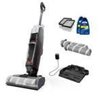 Bissell CrossWave Edge Cordless Wet Dry Vacuum with Edge Cleaning, Tangle-Free Pet Hair Brush Roll, FreshStart Filter, and Storage & Rinse Tray Included, 4329F