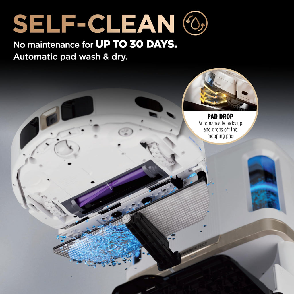 Shark PowerDetect Robot Vacuum & Mop Combo, 60-Day Self-Empty, AV2800ZE
