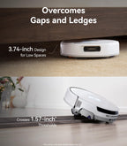 NARWAL Flow Robot Vacuum and Mop Combo, 22000Pa, AI Avoidance, White (Renewed)