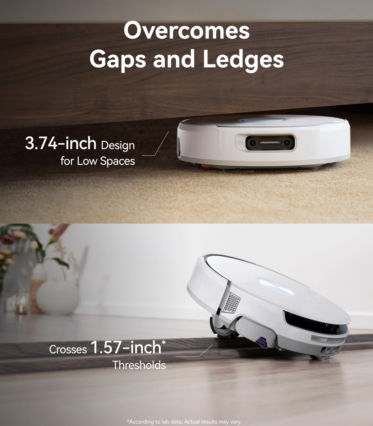 NARWAL Flow Robot Vacuum and Mop Combo, 22000Pa, AI Avoidance, White (Renewed)
