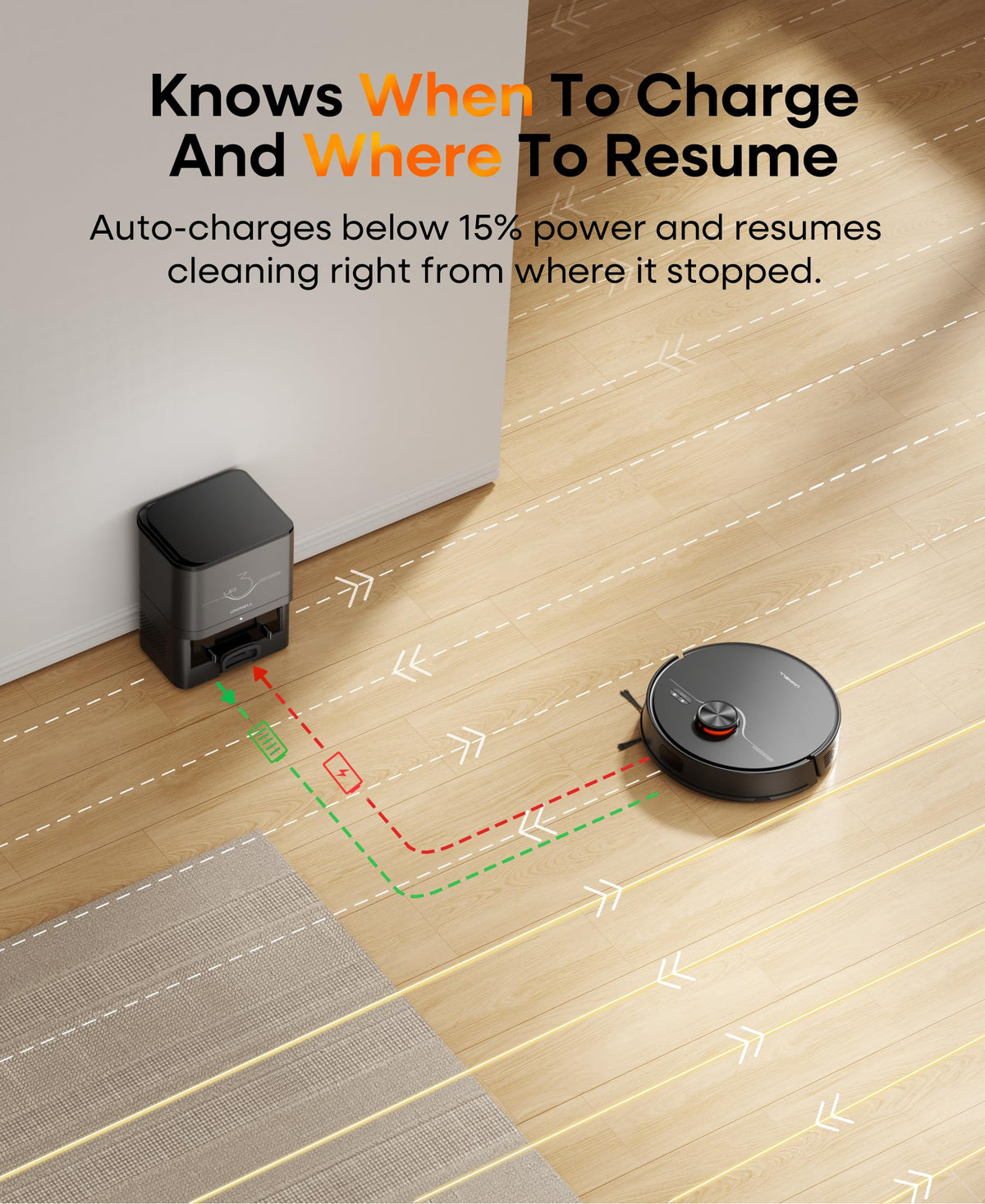 Uninell Robot Vacuum and Mop 7000Pa LiDAR Self-Empty Station