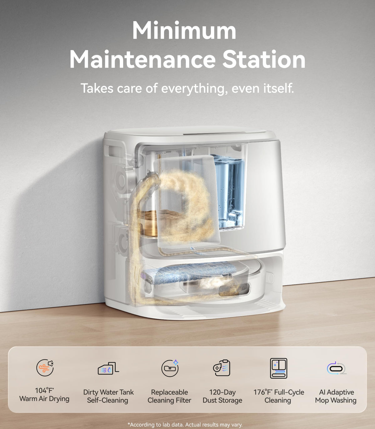 NARWAL Flow Robot Vacuum and Mop Combo, 22000Pa, AI Avoidance, White (Renewed)