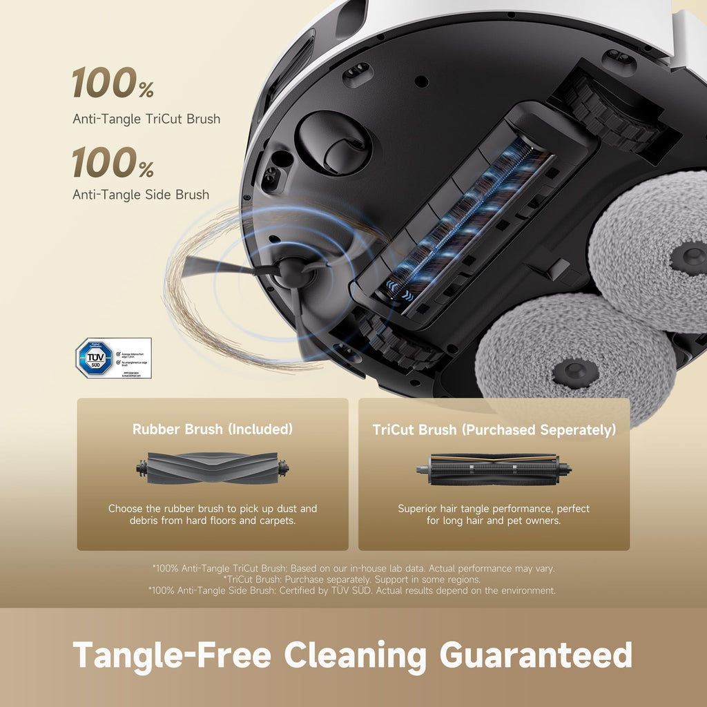 DREAME D30 Ultra CE Robot Vacuum and Mop, 25,000Pa Powerful Suction