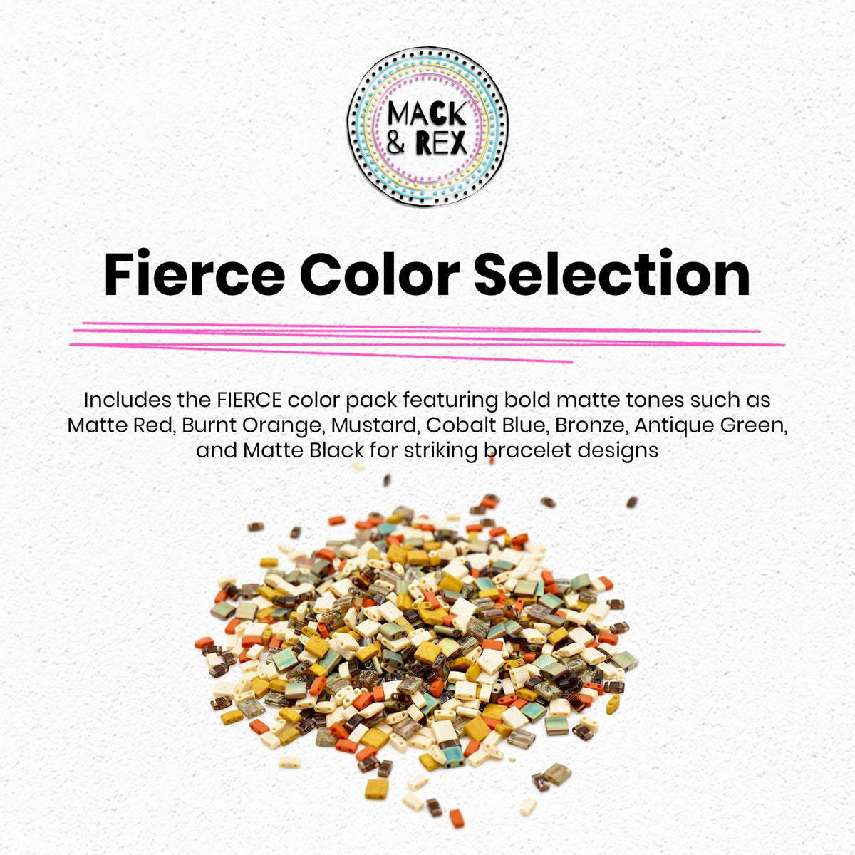 Mack & Rex Tila Starter Kit (Fierce) - Makes 20 Bracelets