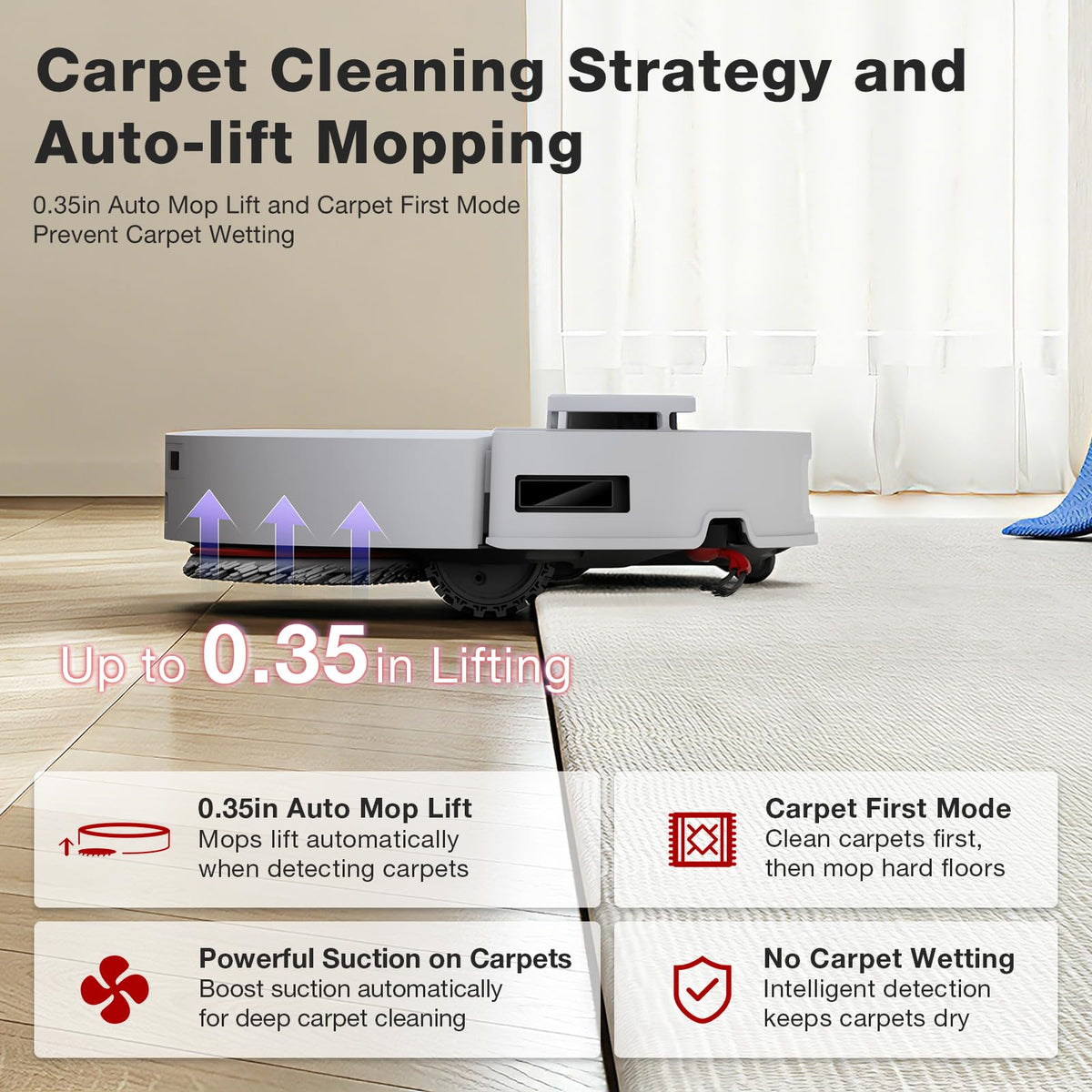 Yeedi by ECOVACS M12 PRO Gen2 Robot Vacuum and Mop, 25000Pa Suction