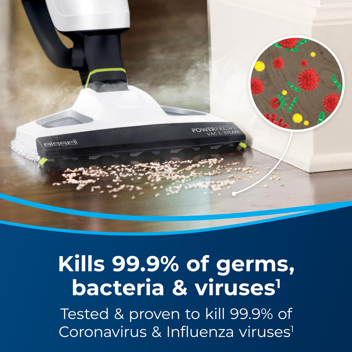 Bissell PowerFresh Vac & Steam All-in-One Vacuum and Steam Mop, 2747A