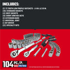 CRAFTSMAN 104Pc Mechanic Tool Set (CMMT45104)