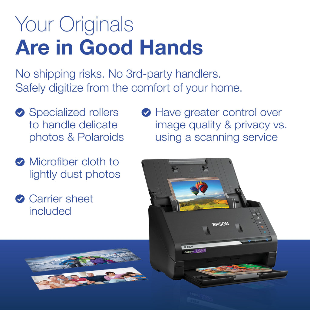 Epson FastFoto FF-680W High-Speed Duplex Photo and Document Scanner