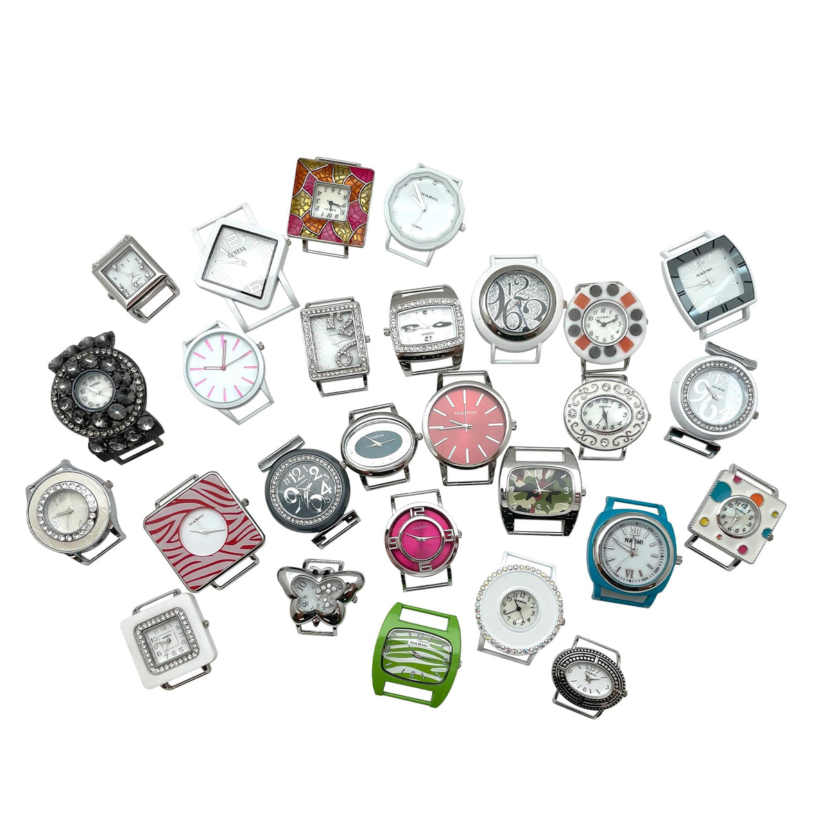 NIMI 100 Assorted Pieces Watch Face Set for Beading and Jewelry Making