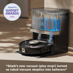 Shark PowerDetect NeverTouch Pro Robot Vacuum & Mop, Black,RV2820ZE