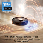 Shark PowerDetect NeverTouch Pro Robot Vacuum & Mop, Black,RV2820ZE