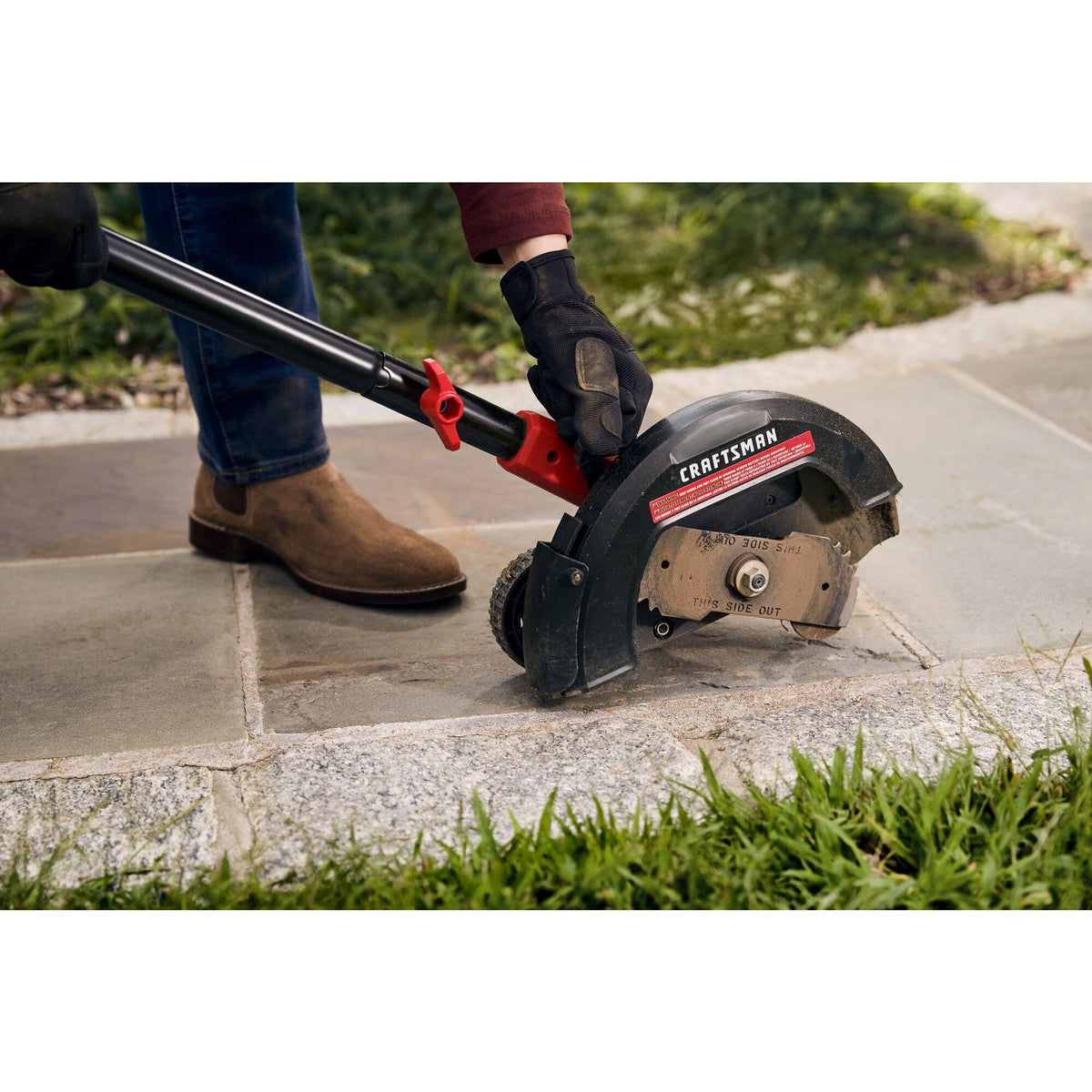 CRAFTSMAN 20V Edger Lawn Tool, Cordless Trencher, Bare Tool Only (CMCED400B)