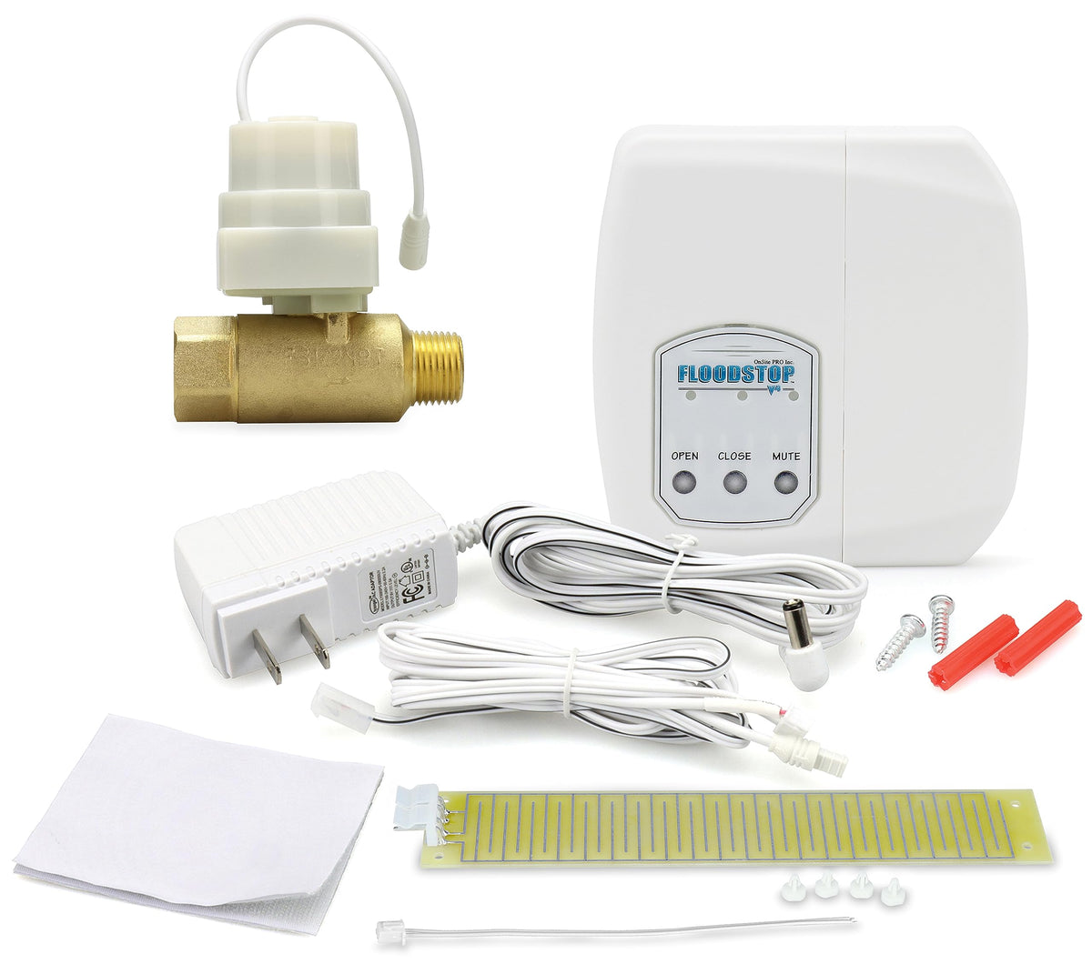 FloodStop Water Heater Leak Detector Kit, 3/4" Push-to-Connect