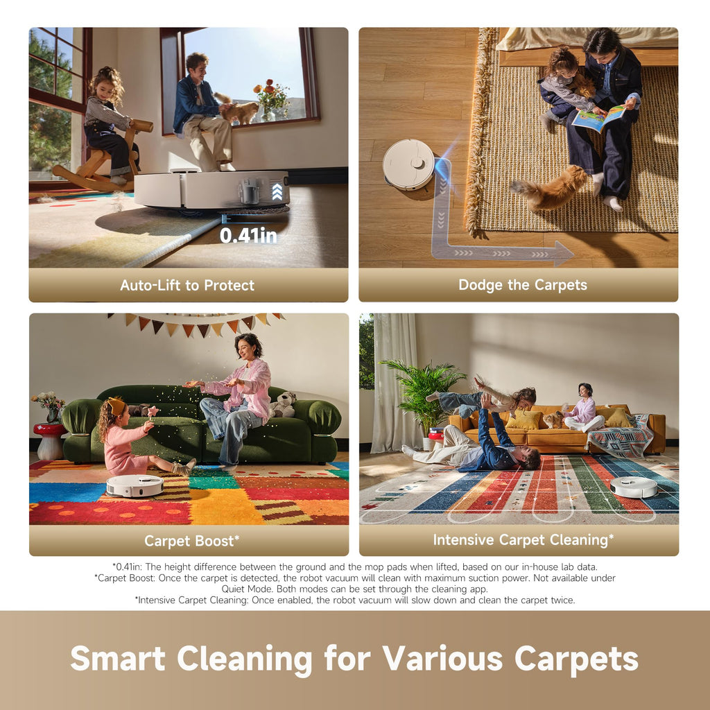 DREAME D30 Ultra CE Robot Vacuum and Mop, 25,000Pa Powerful Suction