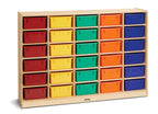 Jonti-Craft 30 Mobile Storage with Colored Tubs
