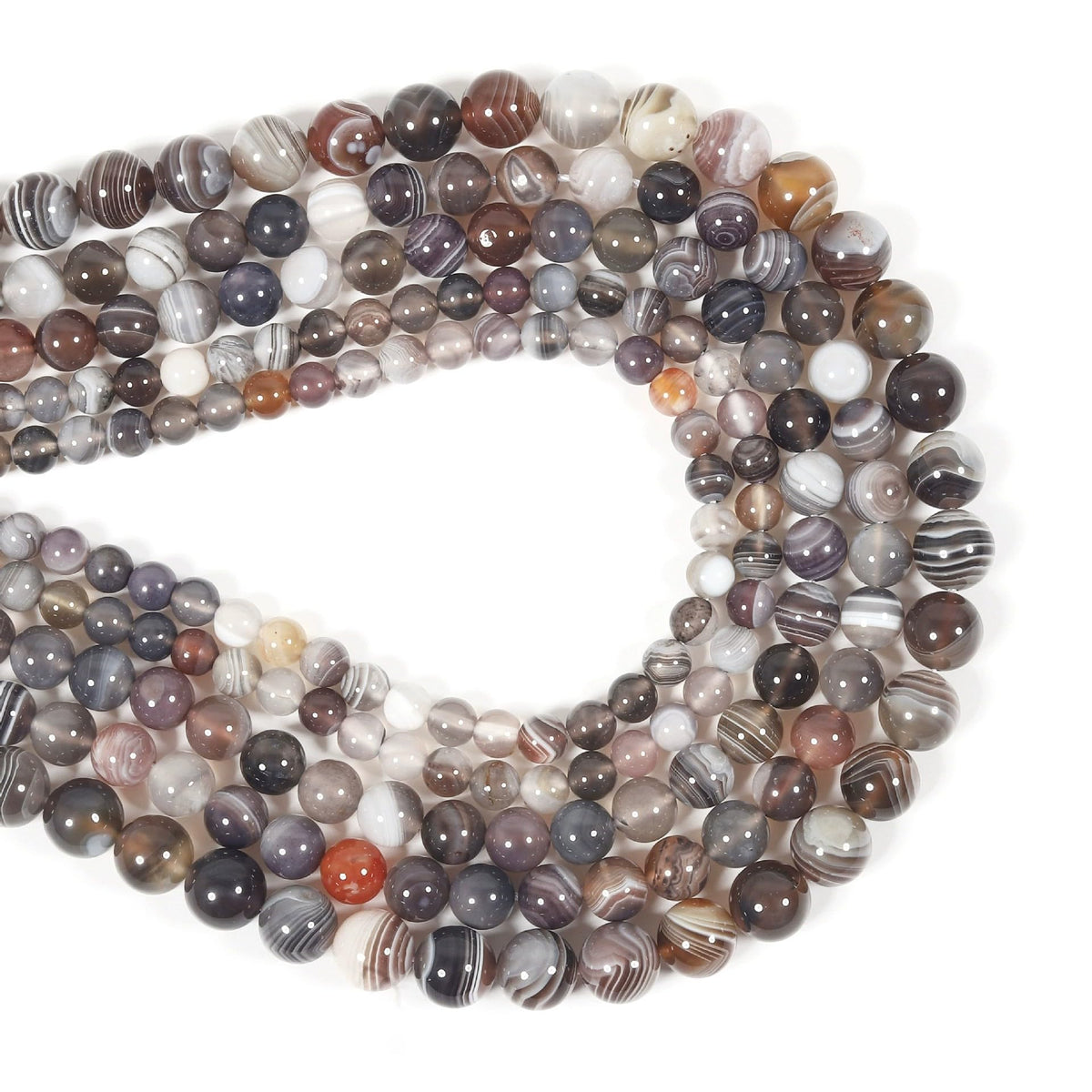 Natural Stone Beads for Jewelry Making Loose Beads with Stretch Cord for Bracelet Necklace Making AAA Tanzanite Beads 6mm
