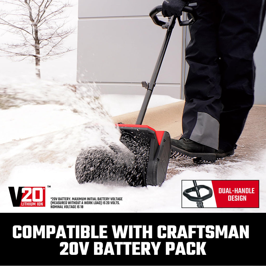 CRAFTSMAN 20V 10-Inch Cordless Snow Shovel Bare Tool
