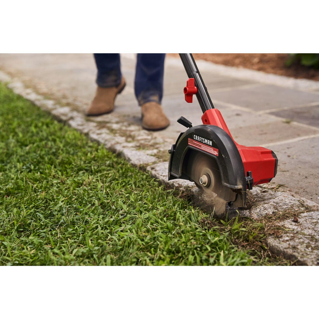 CRAFTSMAN 20V Edger Lawn Tool, Cordless Trencher, Bare Tool Only (CMCED400B)