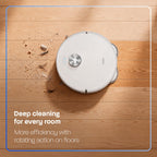 V50 PRO Robot Vacuum and Mop, 10,000Pa Suction, Self-Emptying Base, 360° LiDAR Navigation, Dual Rotating Mops, App/Alexa/Google Control, Ideal for Pet Hair, Carpet & Hard Floors