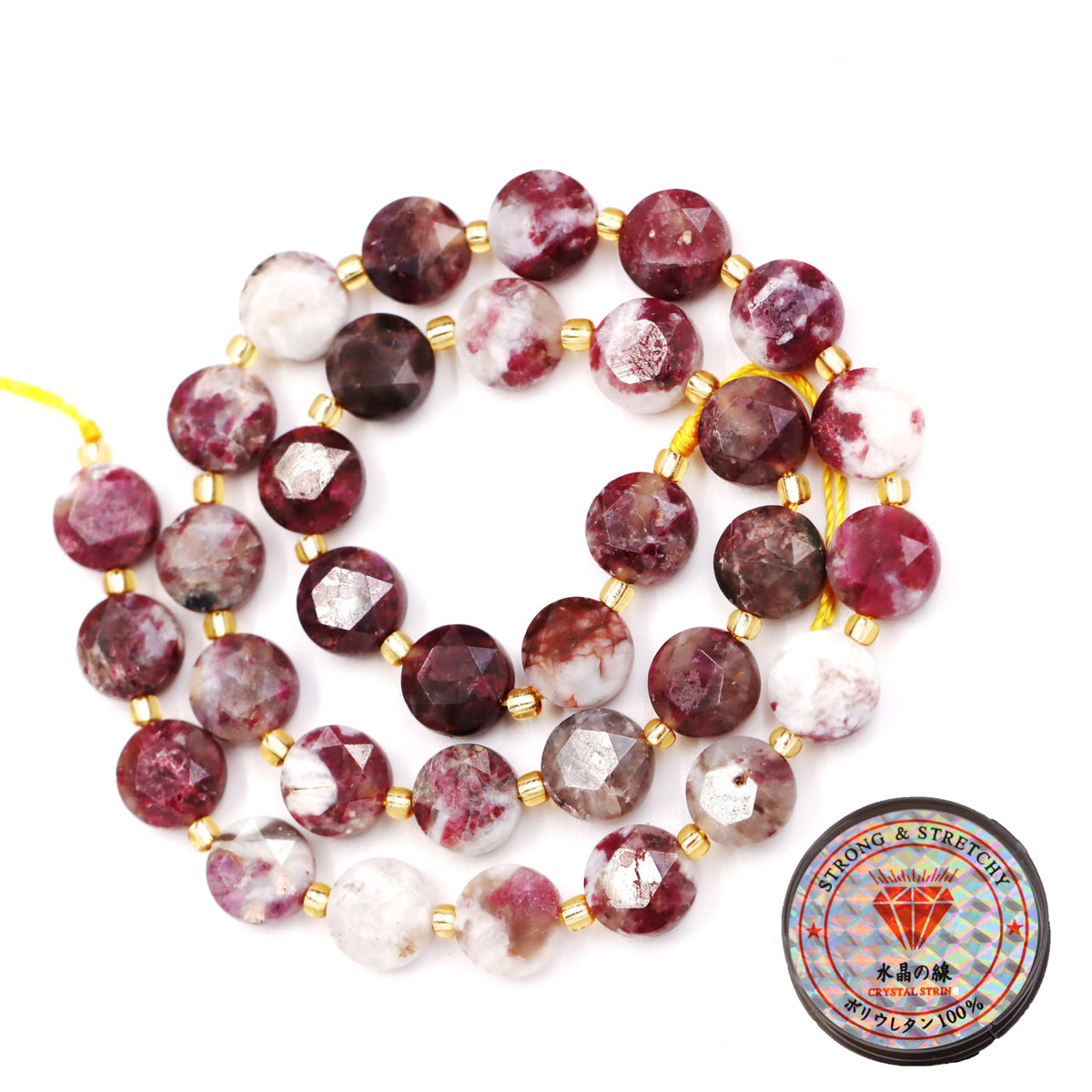 Natural Stone Beads for Jewelry Making Loose Beads with Stretch Cord for Bracelet Necklace Making AAA Tanzanite Beads 6mm