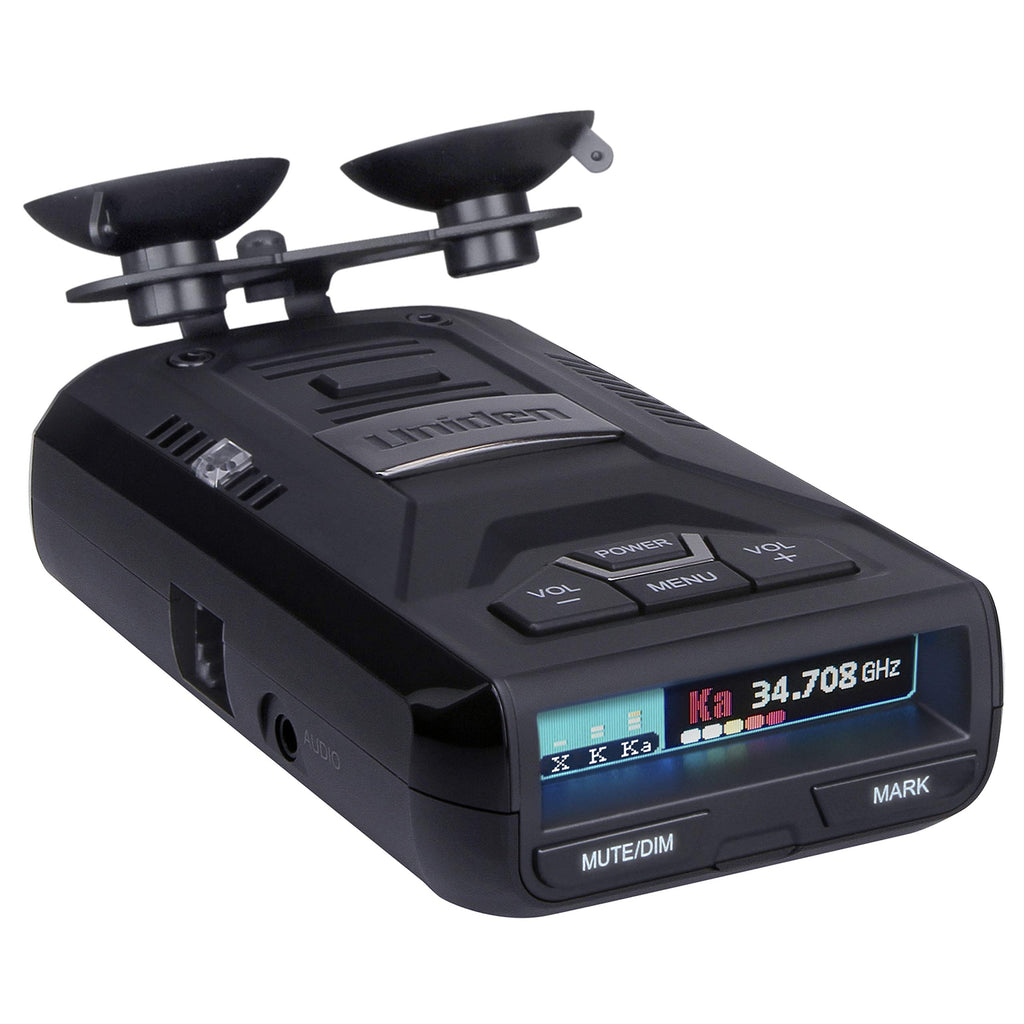 Uniden R3 EXTREME LONG RANGE Laser/Radar Detector, Record Shattering Performance, Built-in GPS w/ Mute Memory, Voice Alerts, Red Light & Speed Camera Alerts, Multi-Color OLED Display , Black