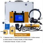 Water Leak Detector Underground – Professional Digital Leak Detection Device with Noise-Canceling Headphones, Adjustable Sensitivity, Ground Sensor & Probe for Home Plumbing, HVAC, Fire Pipes