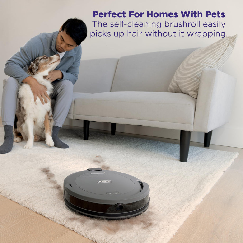 Shark Navigator Robot Vacuum, SmartPath Navigation, Steel Grey, RV2110