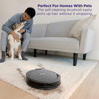 Shark Navigator Robot Vacuum, SmartPath Navigation, Steel Grey, RV2110