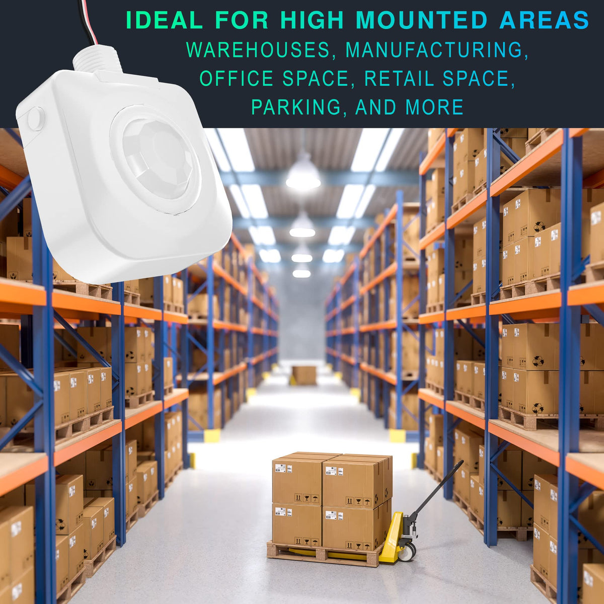 Ceiling Occupancy Motion Sensor, 10-Pack
