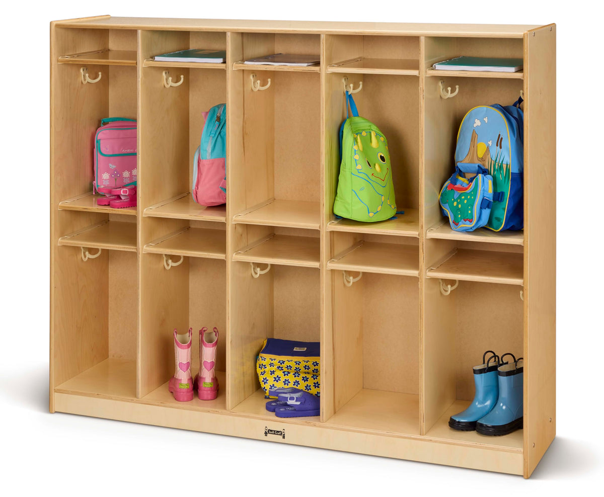 Jonti-Craft 6679JC Take Home Center with Colored Bins, Wood