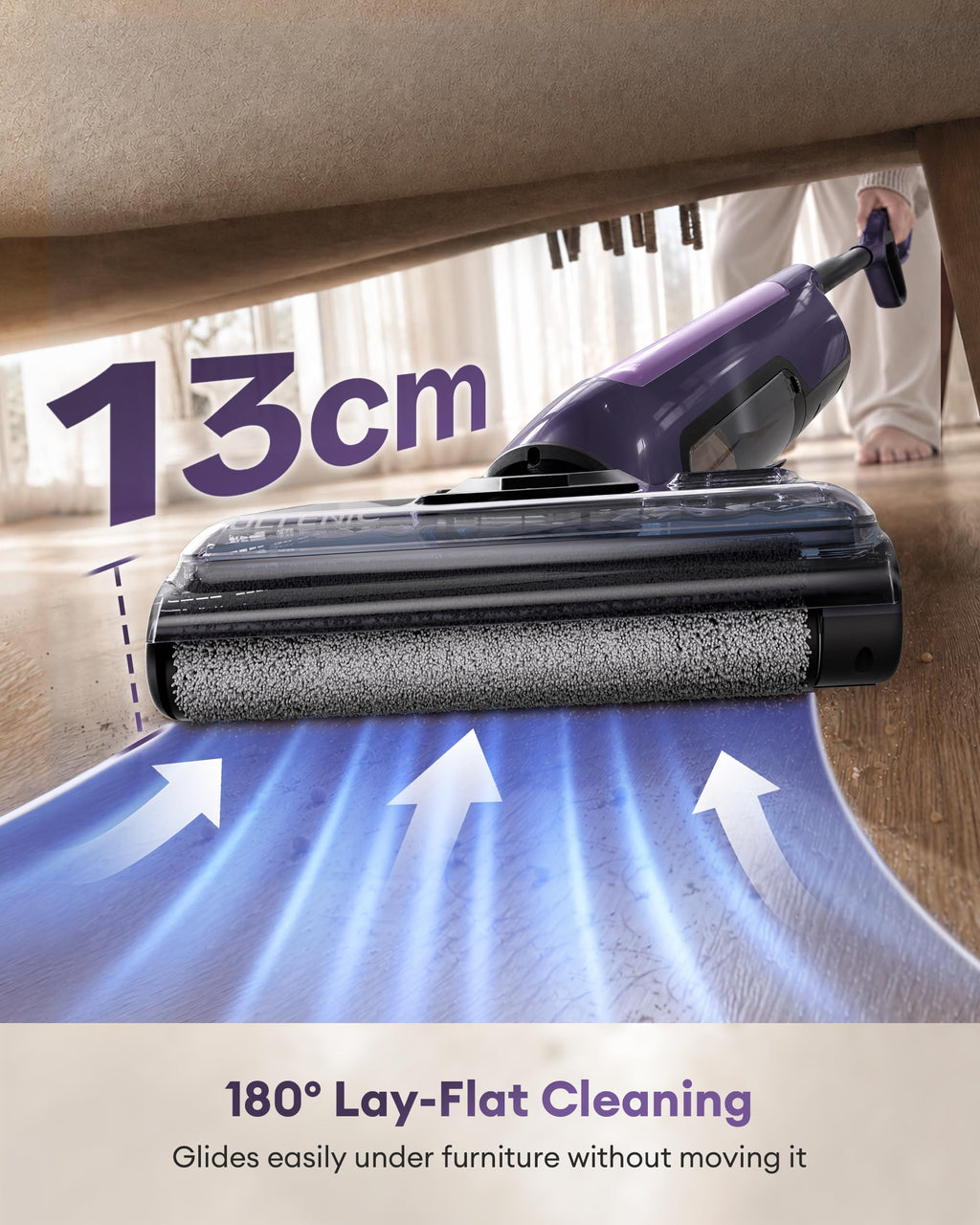 Ultenic Cordless Vacuum Mop Combo Cleaner, 60Min Runtime For Wet&Dry Messes