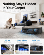 ECOVACS DEEBOT X12S OMNICYCLONE Robot Vacuum & Mop with OZMO Roller 3.0