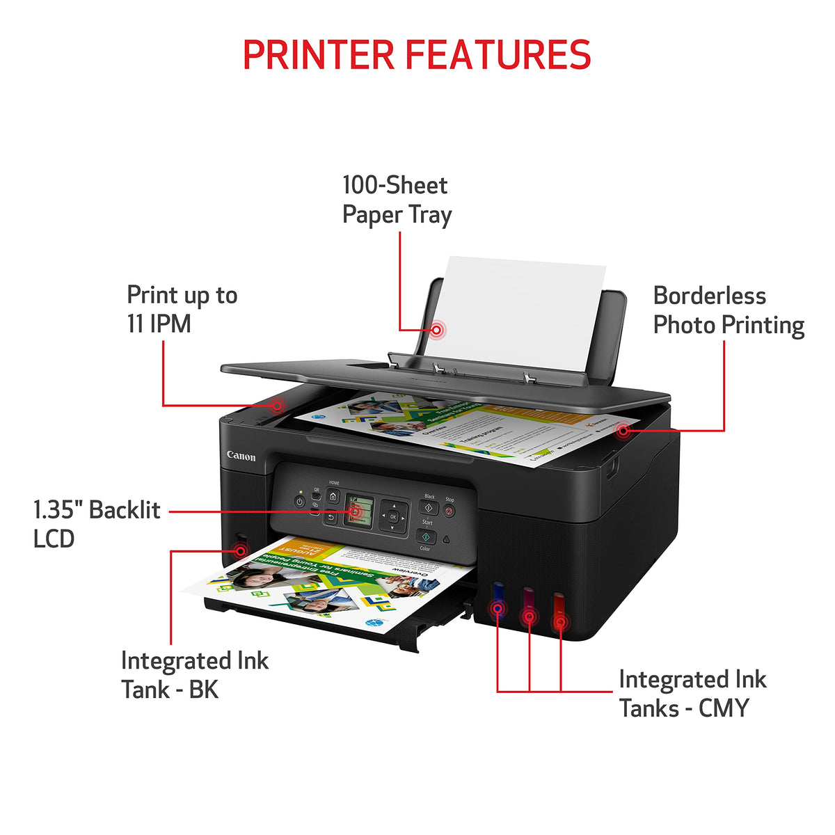 Canon MegaTank G3270 All-in-One Wireless Color Printer