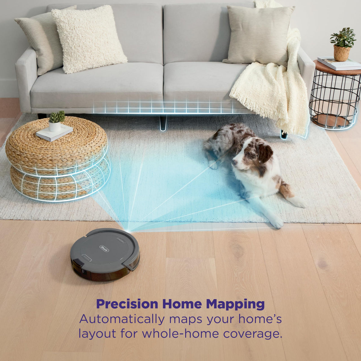 Shark Navigator Robot Vacuum & Self-Empty Base w/Bagless 60-Day Capacity Self-Empty Base, SmartPath Navigation, Powerful Pet Hair Pickup, Anti-Hair Wrap, for Carpets & Hard Floors, RV2120AE (Renewed)