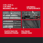 CRAFTSMAN Mechanics Tool Set, 298 Piece Hand Tool and Socket Set SAE/Metric (CMMT12139)
