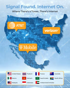 4G LTE Portable WiFi Hotspot with 10GB Free US Data