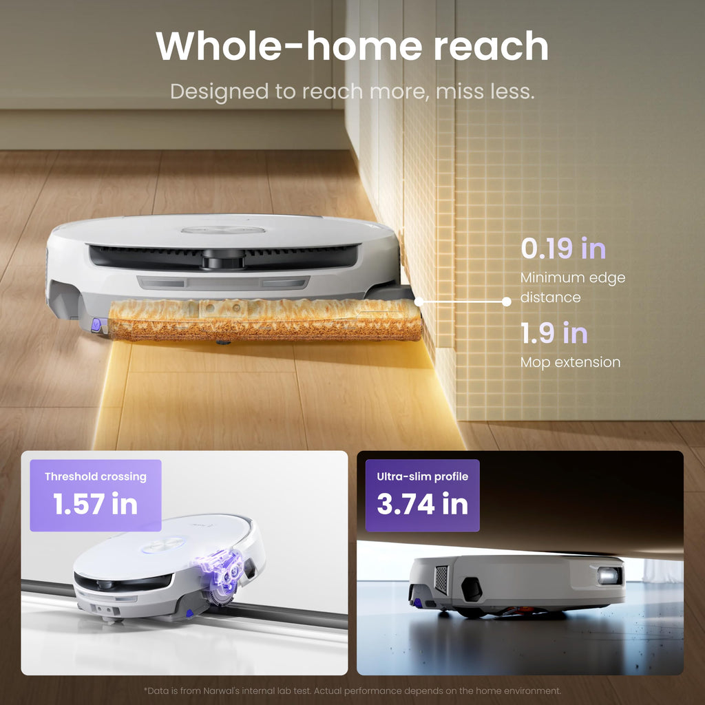 NARWAL Freo 20 Robot Vacuum and Mop, 31000 Pa, TwinAI Avoidance 300+ Object