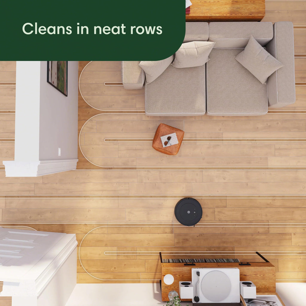 iRobot Roomba Robot Vacuum and Mop Combo (Y0140) - Vacuums & mops, Easy to use, Power-Lifting Suction, Multi-Surface Floors, Smart Navigation, Cleans in Neat Rows, Self-Charging, Bagless, Space-Saving
