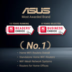 ASUS ROG Rapture GT-BE98 Pro WiFi 7 Gaming Router - Quad-Band, 30Gbps, Mesh
