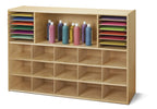 Jonti-Craft YoungTime 7030YT Sectional Cubbie-Tray Storage, Without Bins