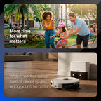 V50 PRO Robot Vacuum and Mop, 10,000Pa Suction, Self-Emptying Base, 360° LiDAR Navigation, Dual Rotating Mops, App/Alexa/Google Control, Ideal for Pet Hair, Carpet & Hard Floors