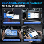 XTOOL D5S OBD2 Scanner, 16 Resets, Engine ABS SRS Transmission Scan Tool