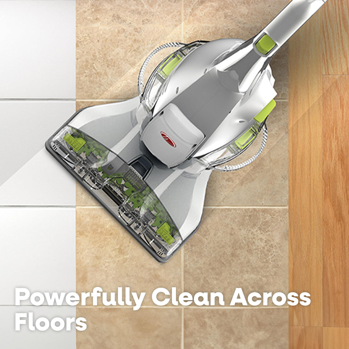 Hoover Floormate Lux Hard Floor Cleaner Machine, Lightweight Cleaning Machine, Floor Scrubber with Spin Scrub Brushes, Wash & Dry Mode, Ideal for Hardwood, Vinyl, Tile, Laminate, FH44110V, Gen 2