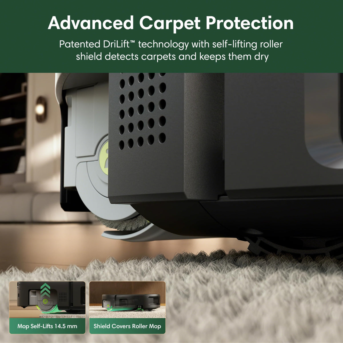 iRobot Roomba Max 875 Robot Vacuum & Mop Combo, 40,000Pa Suction, SealForce + Tornado-Like Airflow, Heated Mist & Mop, Hot Wash/Heat Dry Roller Mop, Self-Emptying, AutoWash Dock, LiDAR Navigation