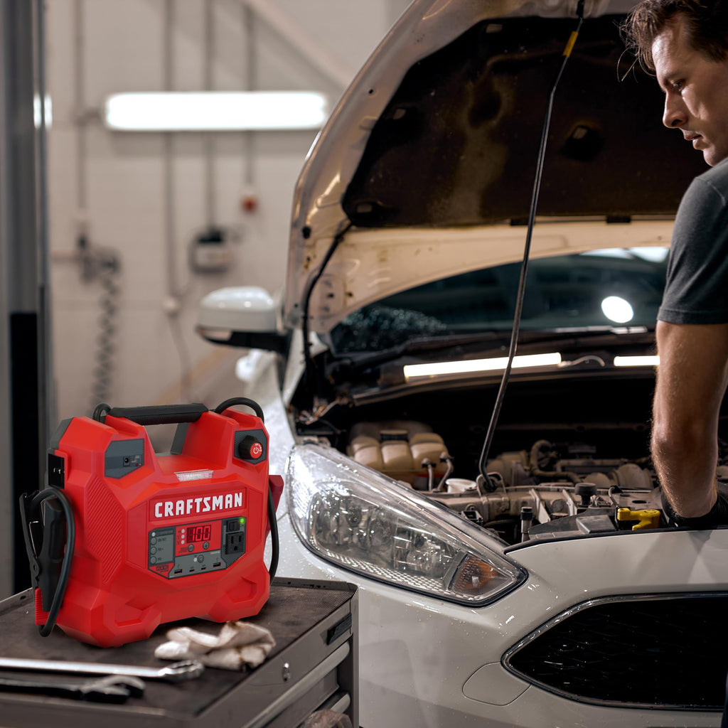 CRAFTSMAN Car Battery Jump Starter & Power Station, 12V – CMXCESM256