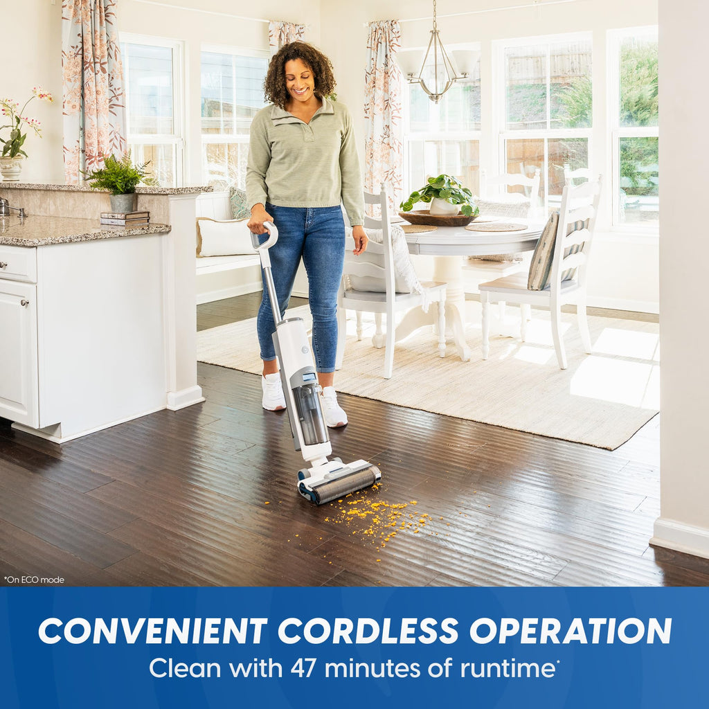 Vacmaster Cordless Wet Dry Vacuum & Mop, Self-Cleaning Hard Floor Cleaner