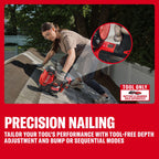 CRAFTSMAN V20 BRUSHLESS RP Cordless Roofing Nail Gun 15 Degrees (CMCN140B)