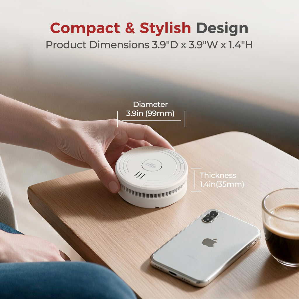SITERLINK Smoke Detectors Replaceable Battery UL217,GS509A-2NCDR 8pack